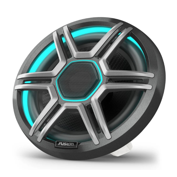 Fusion AP-FL77SPG Apollo LED Marine Speakers - 7.7inch / 400W - Sports Grey - Pair - Image 2