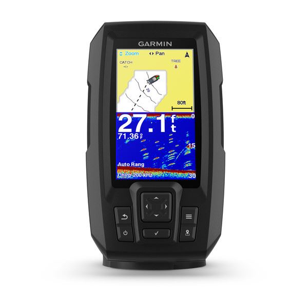 Lowrance Hook 2-4X 4 Inch Fishfinder with Bullet Skimmer Transducer  (000-14013-001)