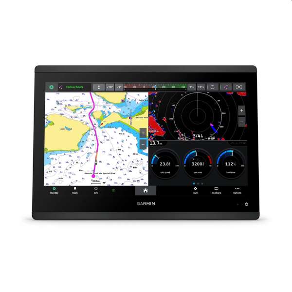 Garmin GPSMAP 1623xsv 16 Inch Chart Plotter / Sonar With Worldwide Base Map - Image 5