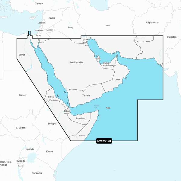 Garmin Navionics Vision+ NVAW010R The Gulf & Red Sea