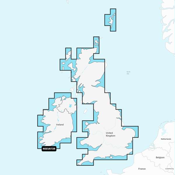 Garmin Navionics+ NSEU072R U.K. & Ireland Lakes & Rivers