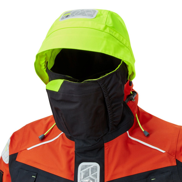 Gill OS1 Ocean Jacket - Graphite / Orange - XL - Image 3