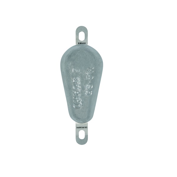 Z-Guard MG77 Magnesium Hull Pear Shaped Anode - 0.6kg - Image 2