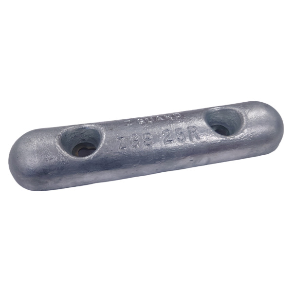 Z-Guard ZG72B Zinc Bar Hull Anode - 12kg - 229mm Bolt Centres