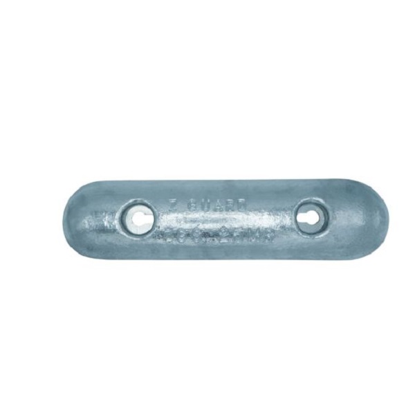 Z-Guard ZG72BM Zinc Hull Bar Anode - 6.6kg - 229 mm Bolt Centres - Image 2