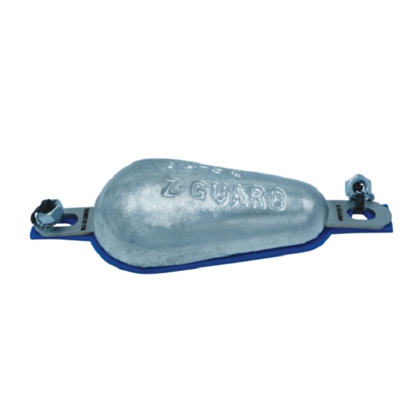 Z-Guard ZG77KIT Zinc Pear Shaped Hull Anode Kit - 2.1 Kgs