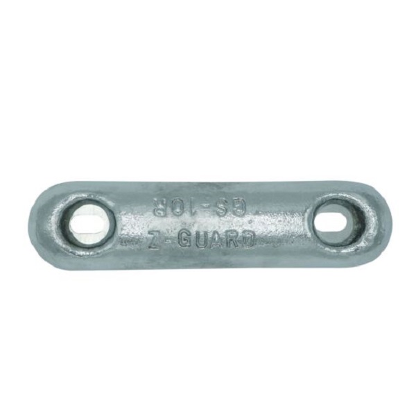 Z-Guard ZG78B Zinc Bar Hull Anode - 4kg - 200mm Bolt Centres - Image 2