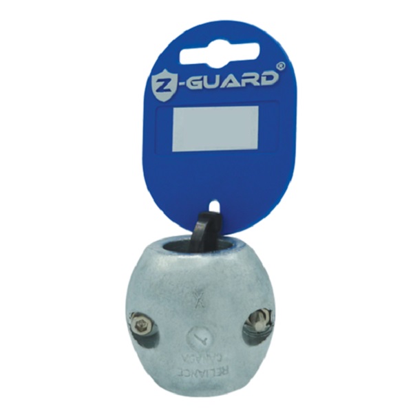 Z-Guard ZGSA25MM Zinc Shaft Globe Anode - 0.45kg - Dia: 54mm