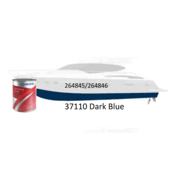 Hempel Hard Racing TecCel Antifouling Paint - Dark Blue - 5l - Image 2