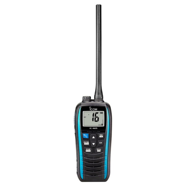 Icom IC-M25 Handheld Marine VHF Radio - Blue Band - Image 2