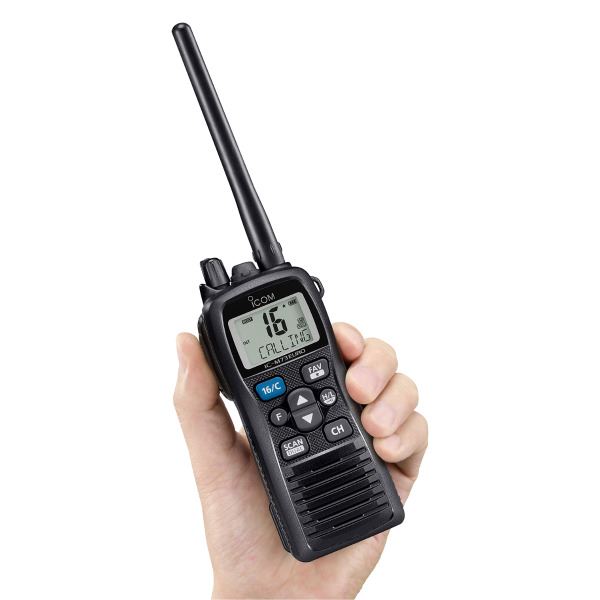 Icom IC-M73 Euro Professional Handheld Marine VHF Radio - Image 3