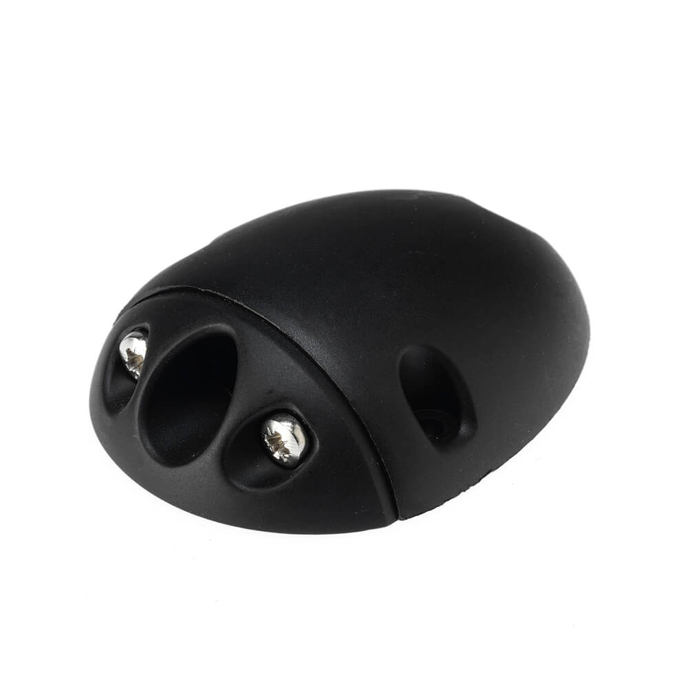 Index Marine SE7 Side Entry Cable Gland - Twin Entry - Black