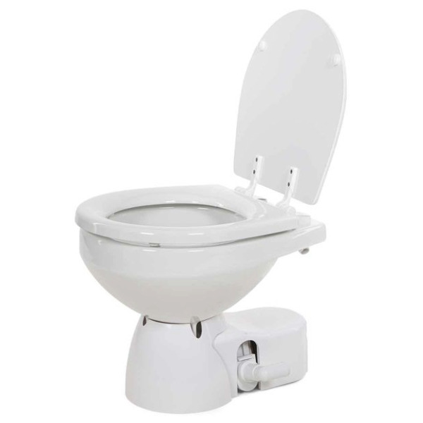 Jabsco 38245-3092 Marine Electric Toilet - Quiet Flush E2 / Raw Water - Compact Bowl - 12V