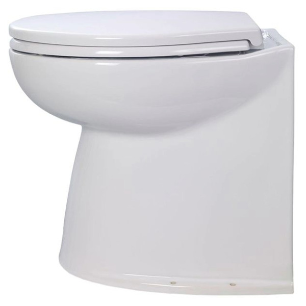 Jabsco 58240-3012 Marine Electric Toilet - Deluxe Flush / Raw Water - 17in Straight Back - 12V - Image 2