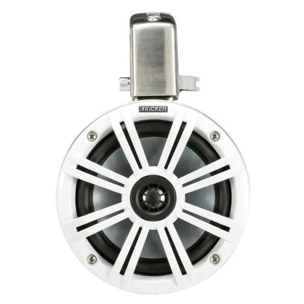 Kicker KA45KMTC65W Tower Coaxial Speaker System c/w LED - 6.5 Inch / 165mm - White - Image 2