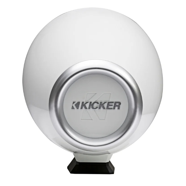 Kicker KA46KMFC8W Flat Mount Tower Coaxial Speaker System c/w LED - 8 Inch / 200mm - White - Image 4