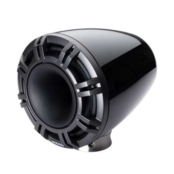 Kicker KA47KMFC9 Horn-Loaded Flat Mount Tower Speaker System c/w LED - 9 Inch / 230mm - Black