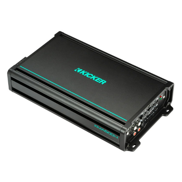 Kicker KA48KMA6004 Marine 4-Channel Class D Full-Range Amplifier - 600W