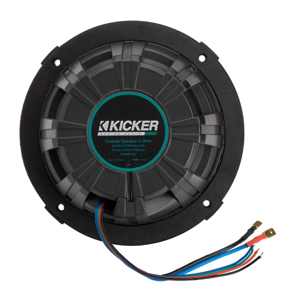 Kicker KA51KM614FL Low-Profile Marine Coaxial Speaker System c/w LED - 6.5 Inch / 165mm - Image 5