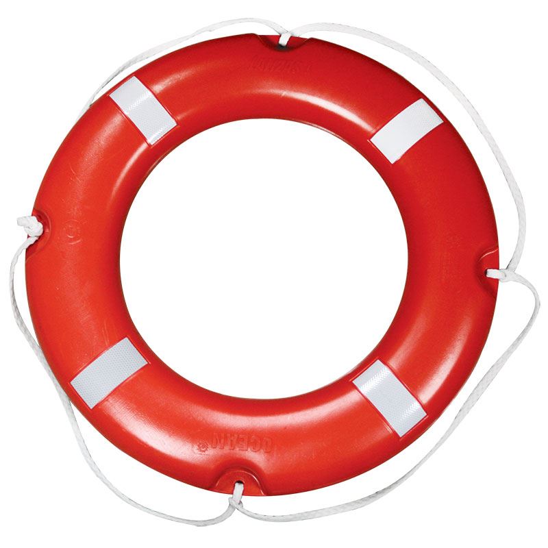 "lalizas Lifebuoy Ring Solas, W/retroreflective Tape,ø73cm, 4kg"