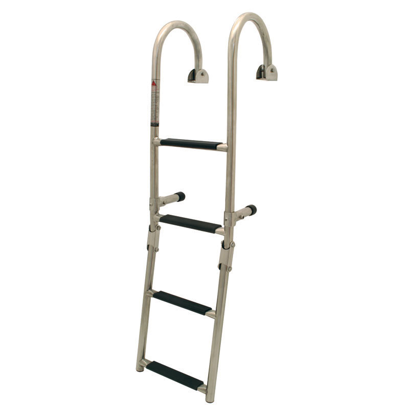 Folding Ladder. 2+2 Steps. Inox 316. 250x920mm