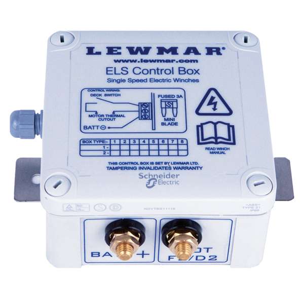 Lewmar ELS Control Box for EVO Winch - 40ST-12V / 65ST-24V