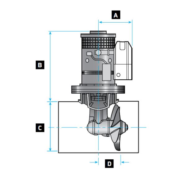 Lewmar 140TT Electric Bow Thruster - GEN2 - 12V / 2kW - Image 2