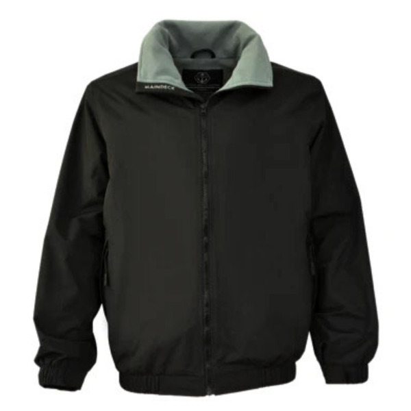 Maindeck Crew Jacket - Size L - Black / Grey Fleece