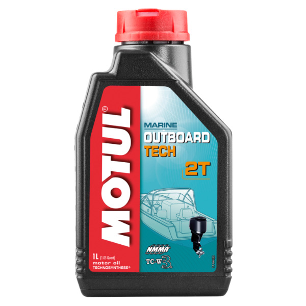 Motul Outboard Tech 2-Stroke Engine Oil - 2T - 1L