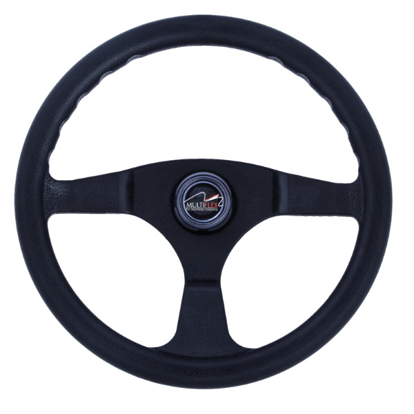 Multiflex W1B Alpha Marine Steering Wheel - Black