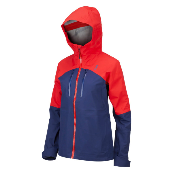 Mustang Womens Taku Waterproof Jacket - Neptune / Red - Medium