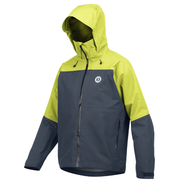 Mustang Mens Taku Essential Jacket - Admiral Grey / Mahi Yellow - Medium - Image 2