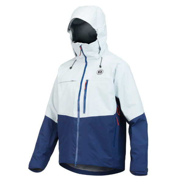 Mustang Mens Taku Elite Jacket - Pebble Grey / Neptune Navy - Large - Image 2