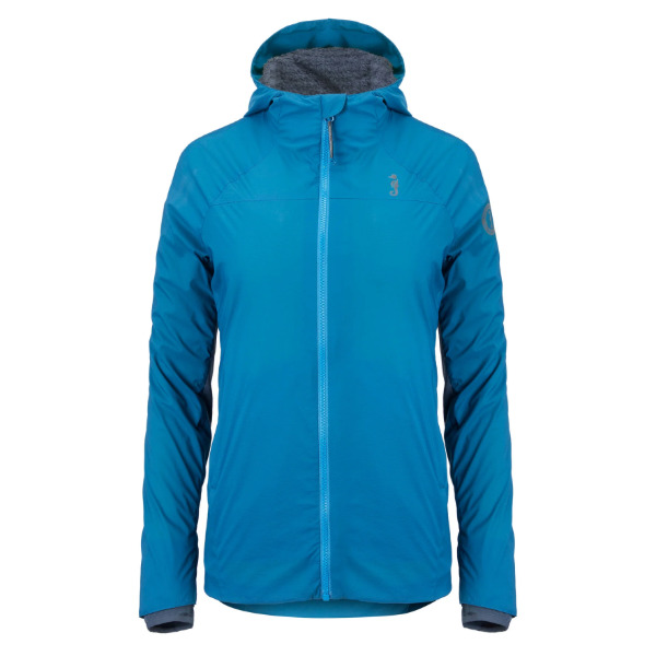 Mustang Womens Torrens Hooded Thermal Jacket - Ocean Blue - Medium