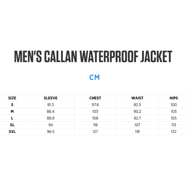 Mustang Mens Callan Waterproof Jacket - Ocean Blue - X-Large - Image 4