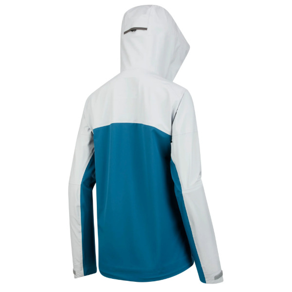 Mustang Womens Callan Waterproof Jacket - Mid Grey - Ocean Blue - X-Large - Image 3