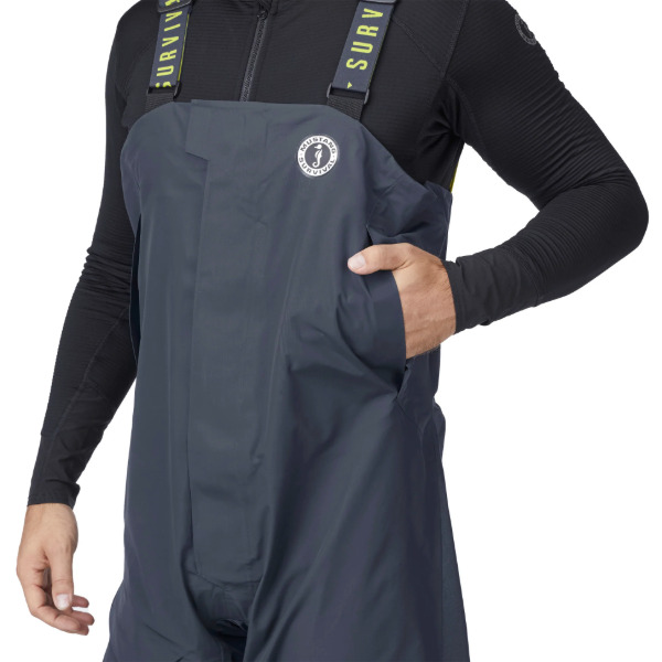 Mustang Mens Taku Waterproof Bib - Admiral Grey - X-Large - Image 3