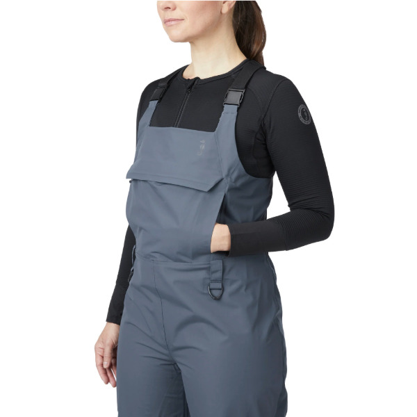 Mustang Womens Taku Waterproof Bib - Admiral Grey - X-Large - Image 3