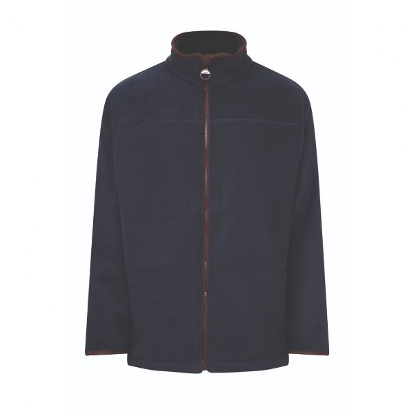 Nauticalia Berwick Full-zip Fleece Jacket- Navy- x large