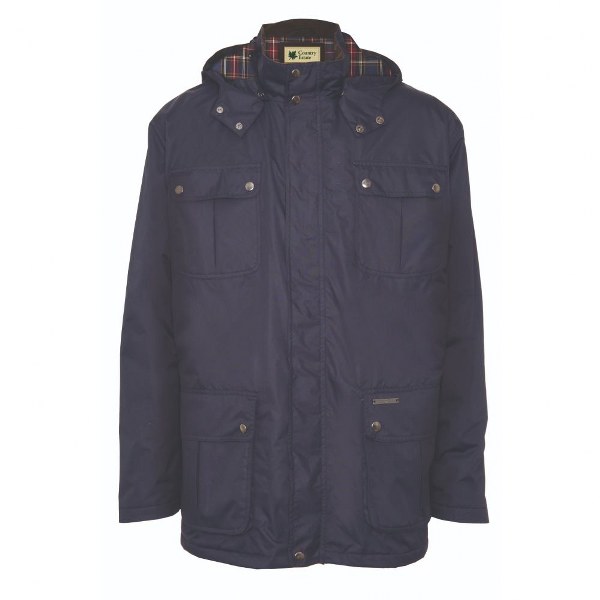 Nauticalia Balmoral Waterproof Breathable Coat- Navy- x large