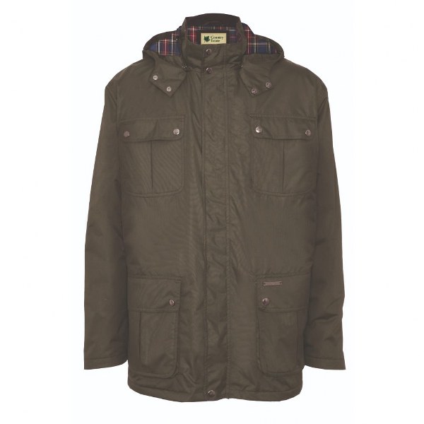 Nauticalia Balmoral Waterproof Breathable Coat- Olive- medium