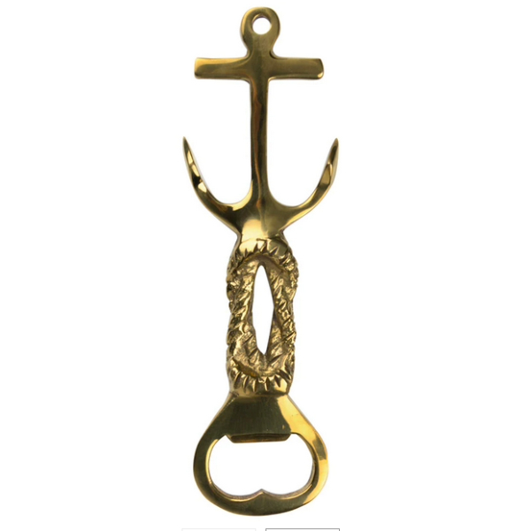 Nauticalia 4386 Brass Bottle Opener - Anchor Style