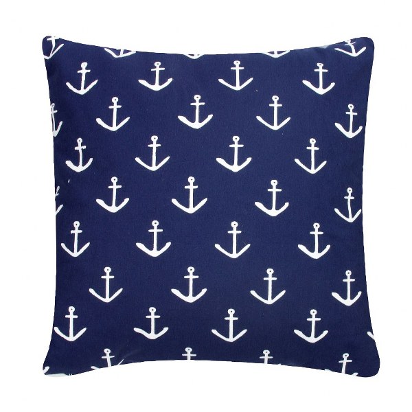 Nauticalia Anchors Cushion- navy- 40x40cm