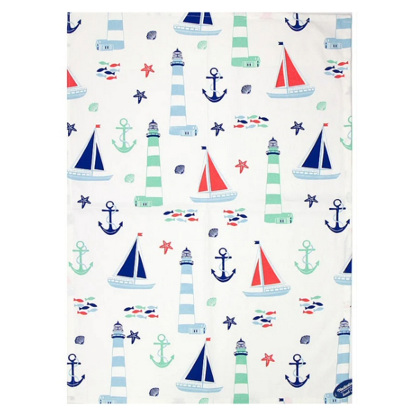 Nauticalia 53001 Nautical Tea Towel - 71 x 51cm