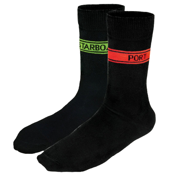 Nauticalia 6336 Port / Starboard Crew Socks - Size 6-11 - Pair