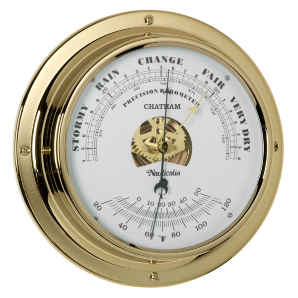 Nauticalia Chatham Barometer - QuickFix - Brass - 7 Inch