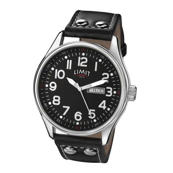 Nauticalia Limit Pilot Watch- black/black