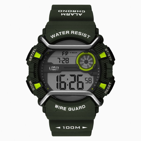 Nauticalia Limit Wire Guard Digital Watch- khaki