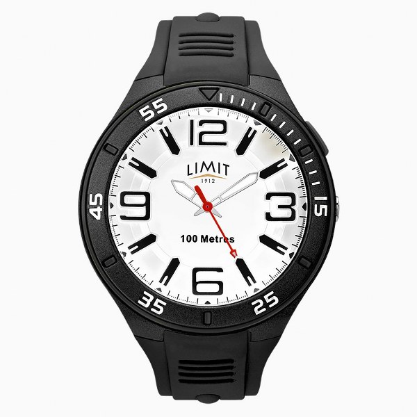 Nauticalia Limit Sports Watch- black/white