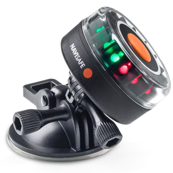 Navisafe Navilight Tricolor 2NM LED Navigation Light - Red/Green/White - Suction Mount - Image 2